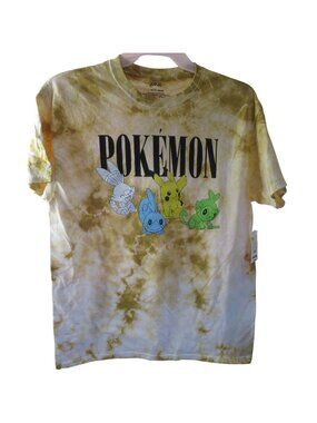 Pokemon Tie Dye Graphic T Shirt NWT Adult Size Large
